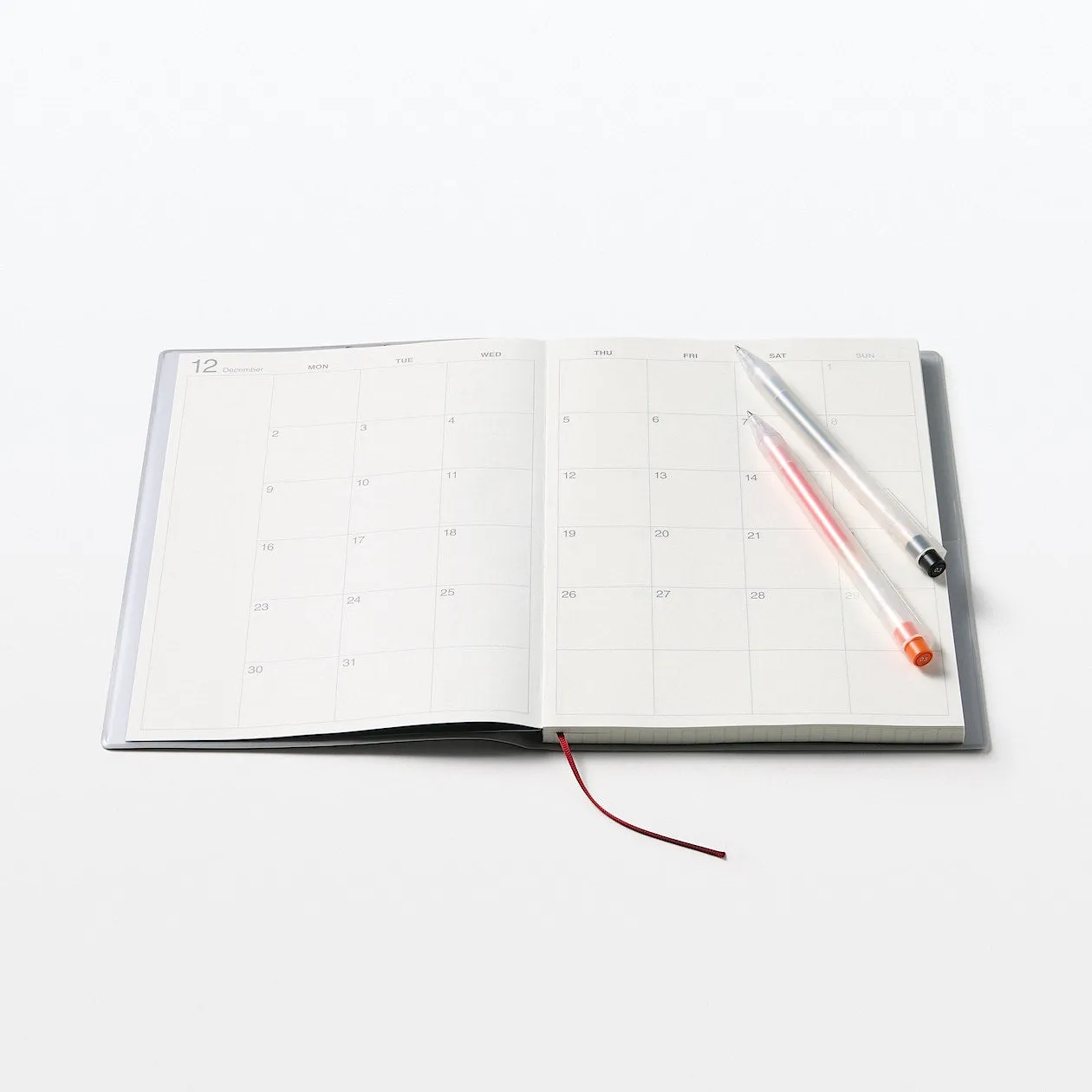 2025 Monthly/Weekly Planner (Mon to Sun) - Grey