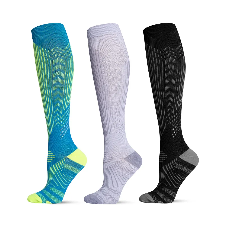 3 Pack Compression Socks Pressure Stockings