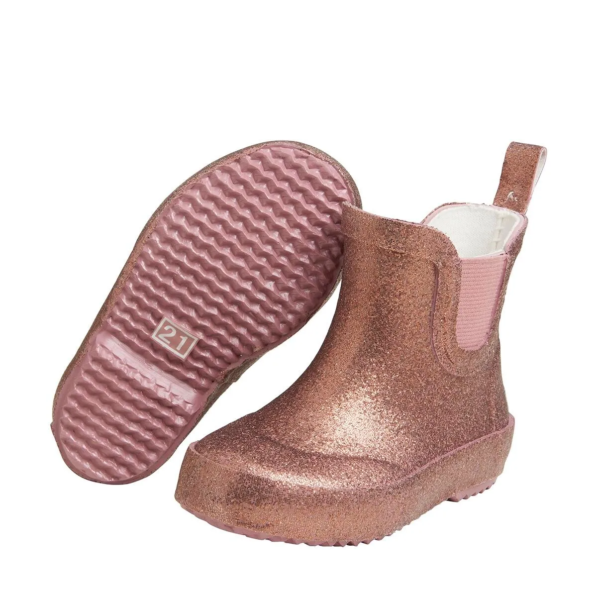 (320133) CELAVI SHORT GLITTER WELLIES Pink