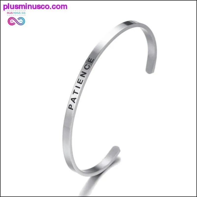 4mm Fashion Inspirational Bracelet Bangle "Love