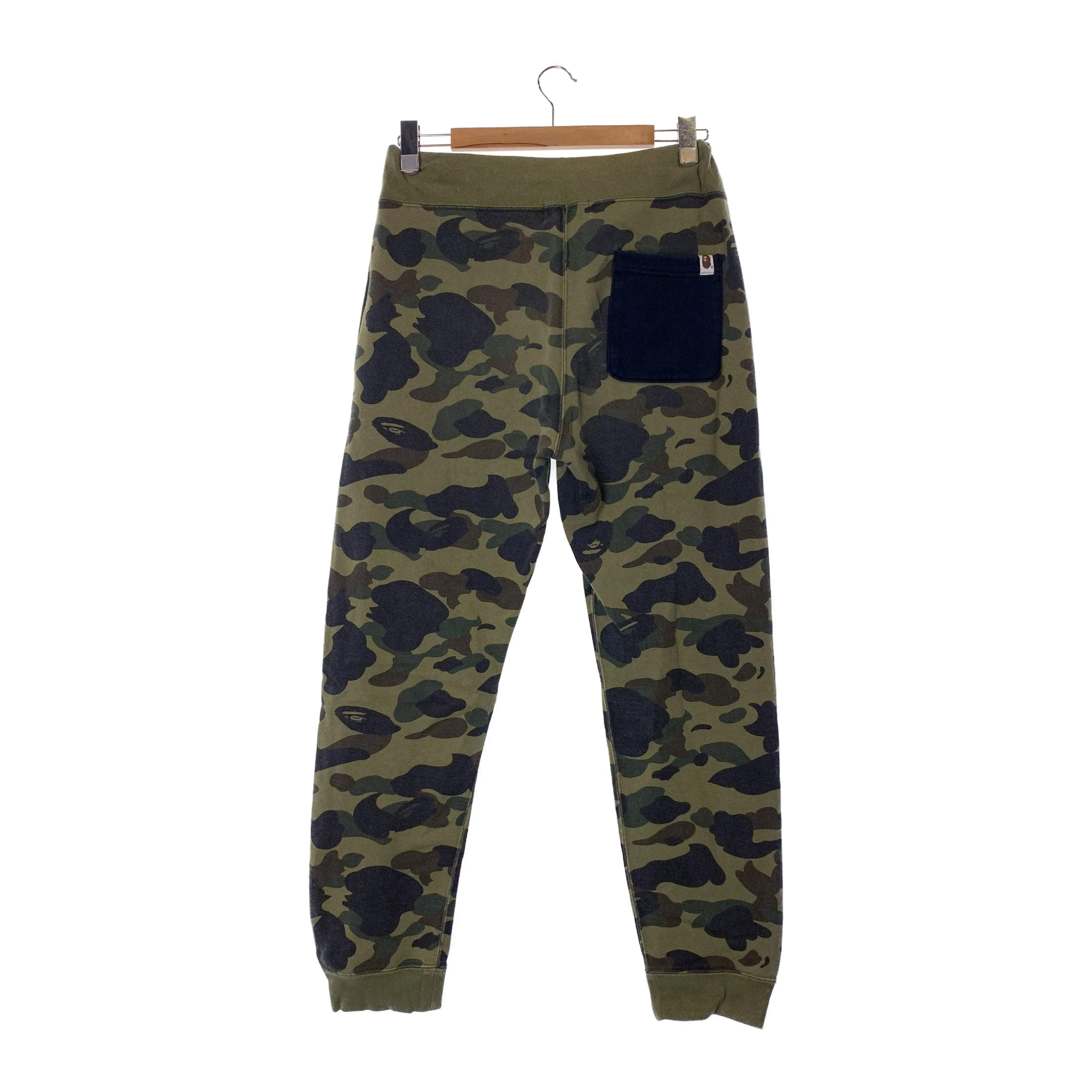 A BATHING APE/Pants/M/KHK/Cotton/Camouflage/001PTG301001X/SWEATPANTS