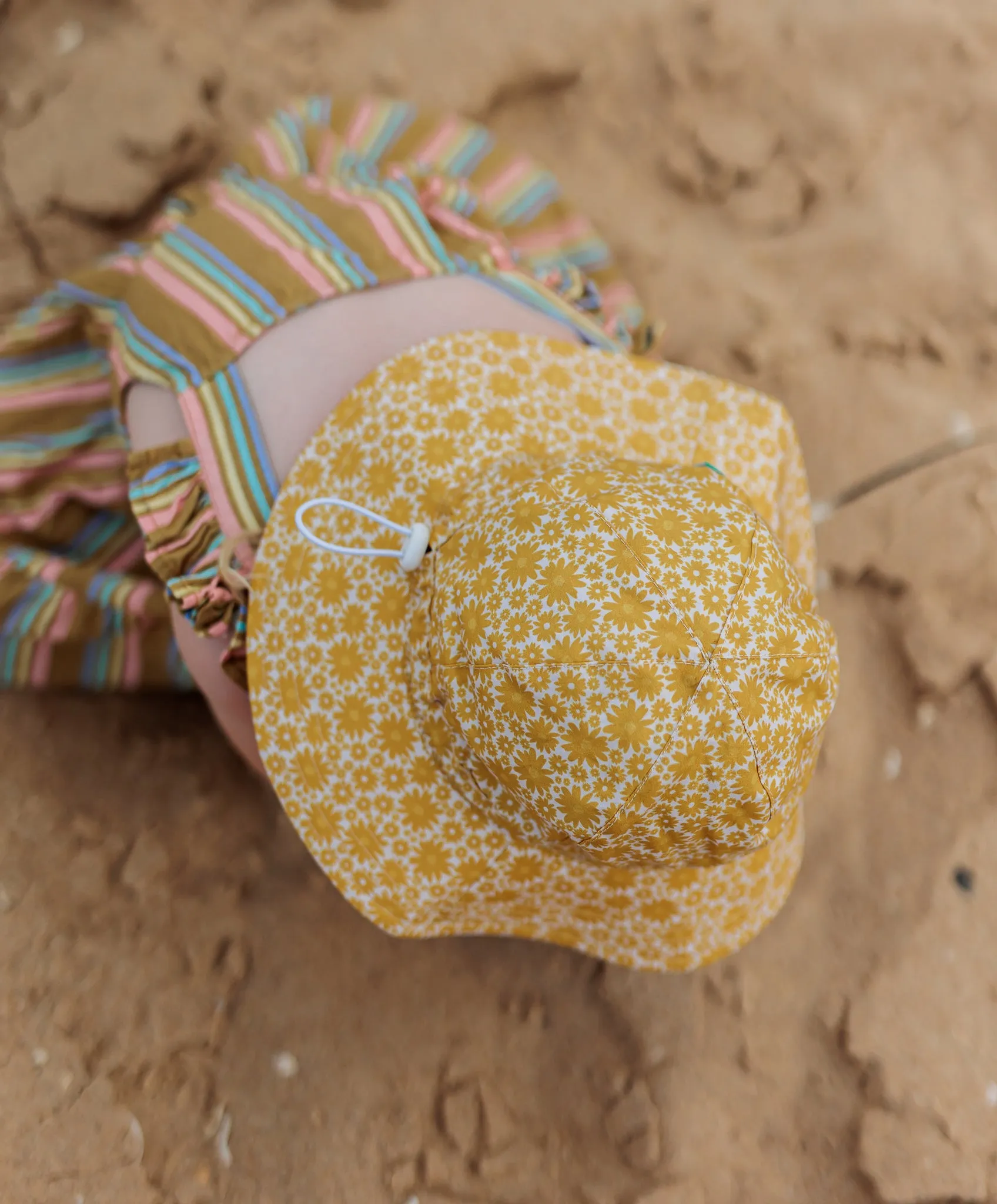 Acorn Wide Brim Sunhat - Sunset Garden