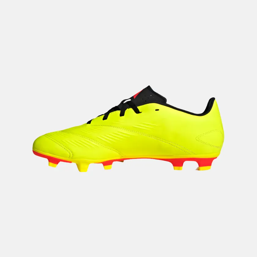 Adidas Predator Club Flexible Ground Unisex Football Shoes -Team Solar Yellow 2/Core Black/Solar Red