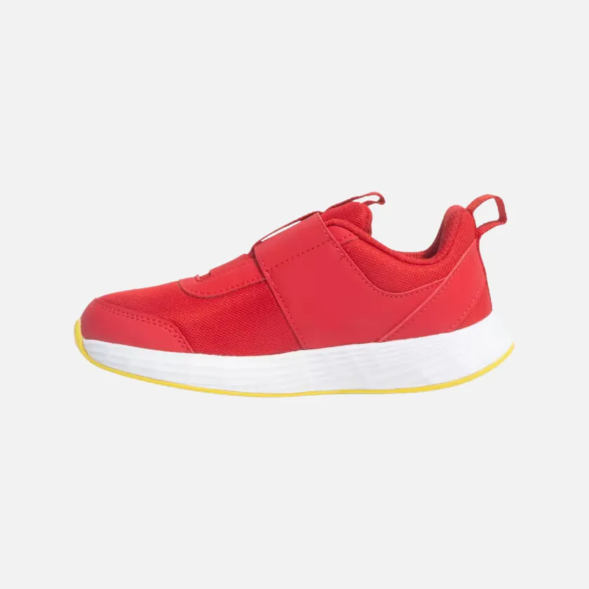 Adidas Volantrun 2.0 Kids Unisex shoes (8-15 Years) - Better Scarlet/Wonder Gold Met./Impact Yellow