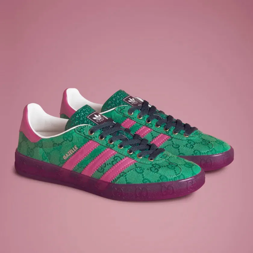 Adidas x Gucci Gazelle Green/Pink