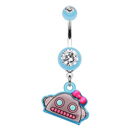 AI Brainy Bot Dangling BellyRing