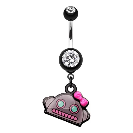 AI Brainy Bot Dangling BellyRing