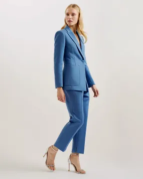 Akenit Slim Leg Tailored Trouser Blue