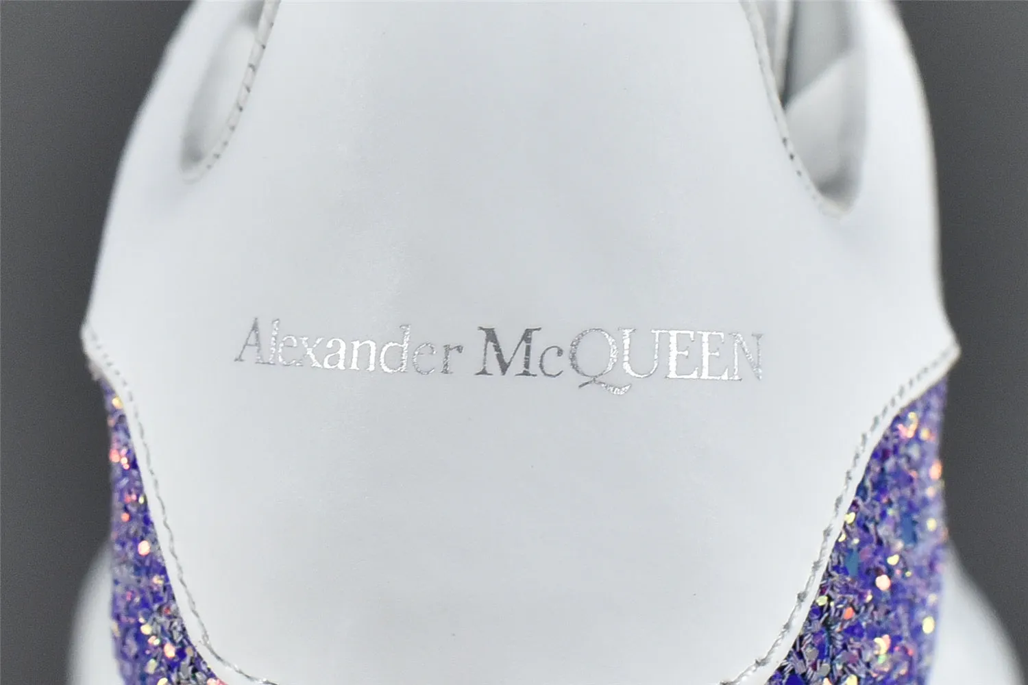 Alexander McQ Oversized Sneaker Purple Glitter