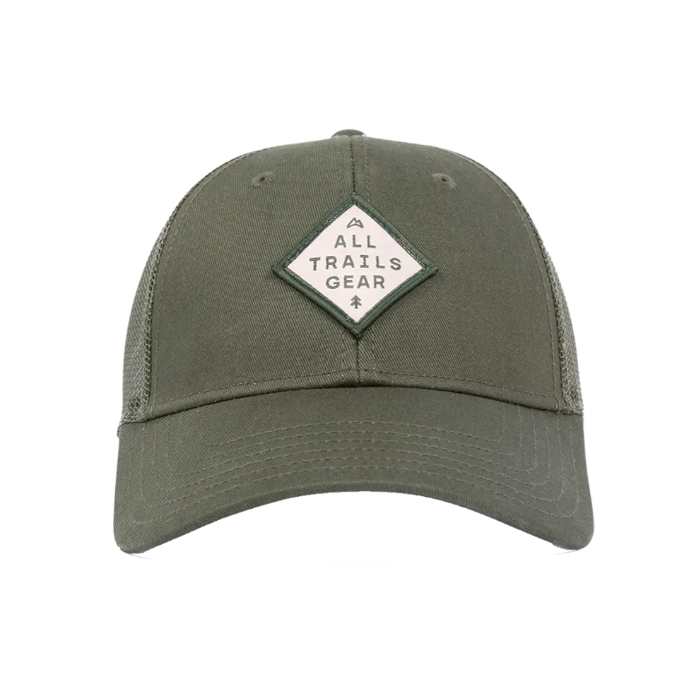 AllTrails Gear Badge Hat - Olive Green