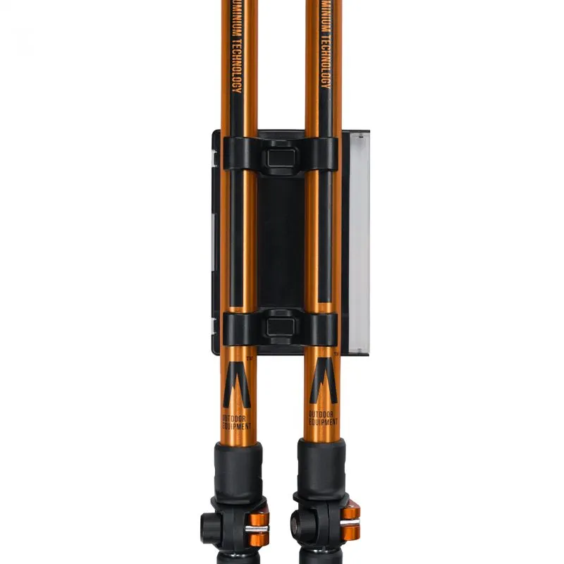 Alpinus Monte Rosa Trekking Poles - Orange