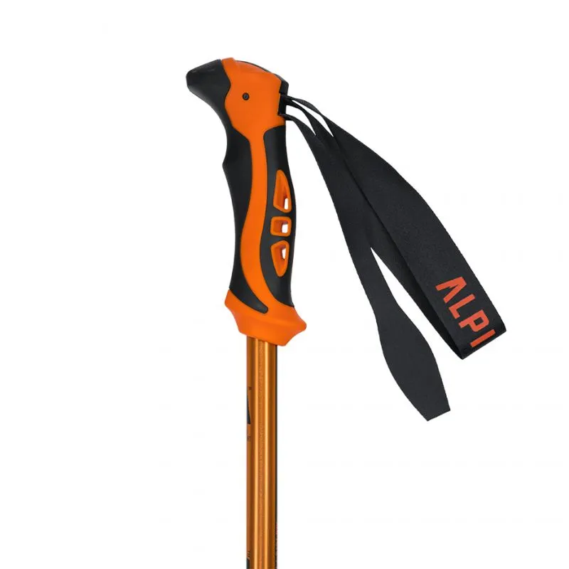 Alpinus Monte Rosa Trekking Poles - Orange