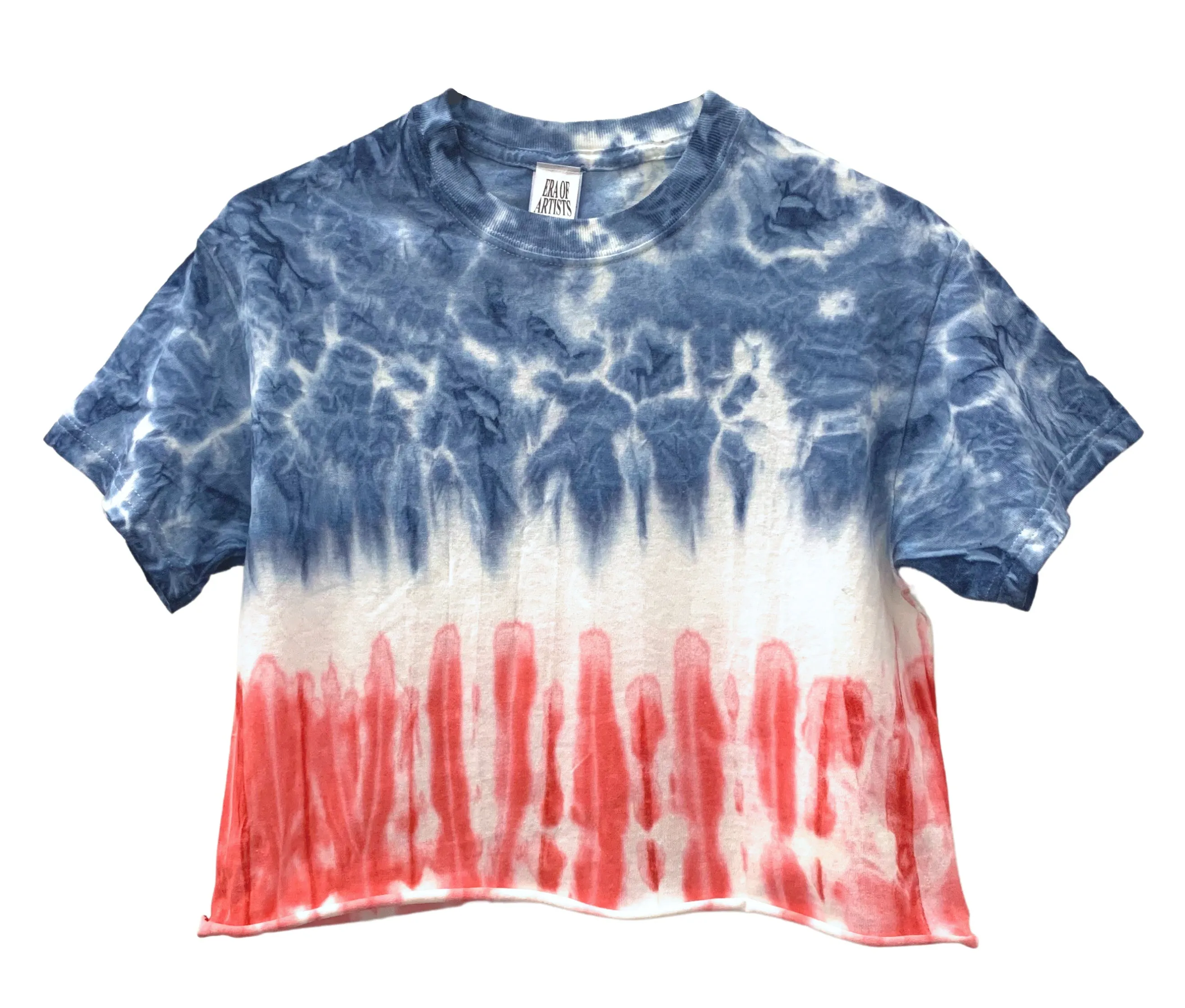 Americana Tie-Dye Unisex Cropped Tee