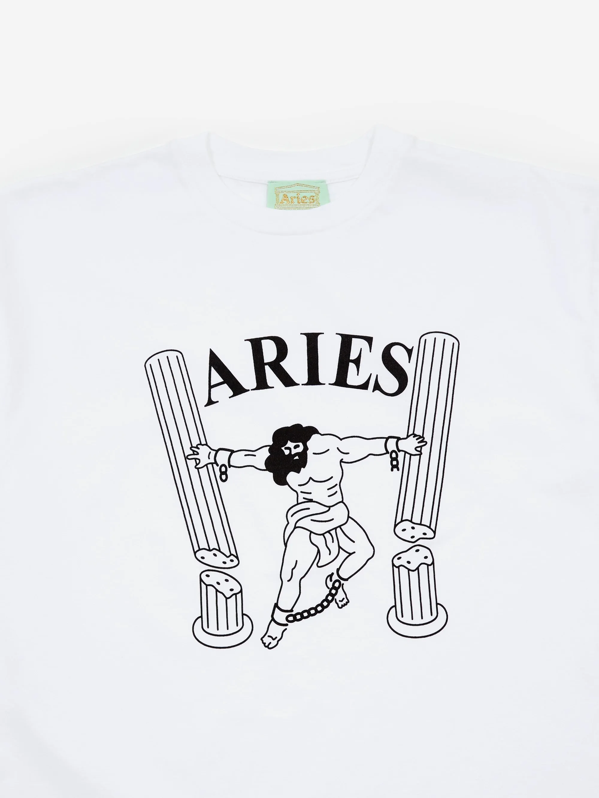 Aries Samson SS Tee - White