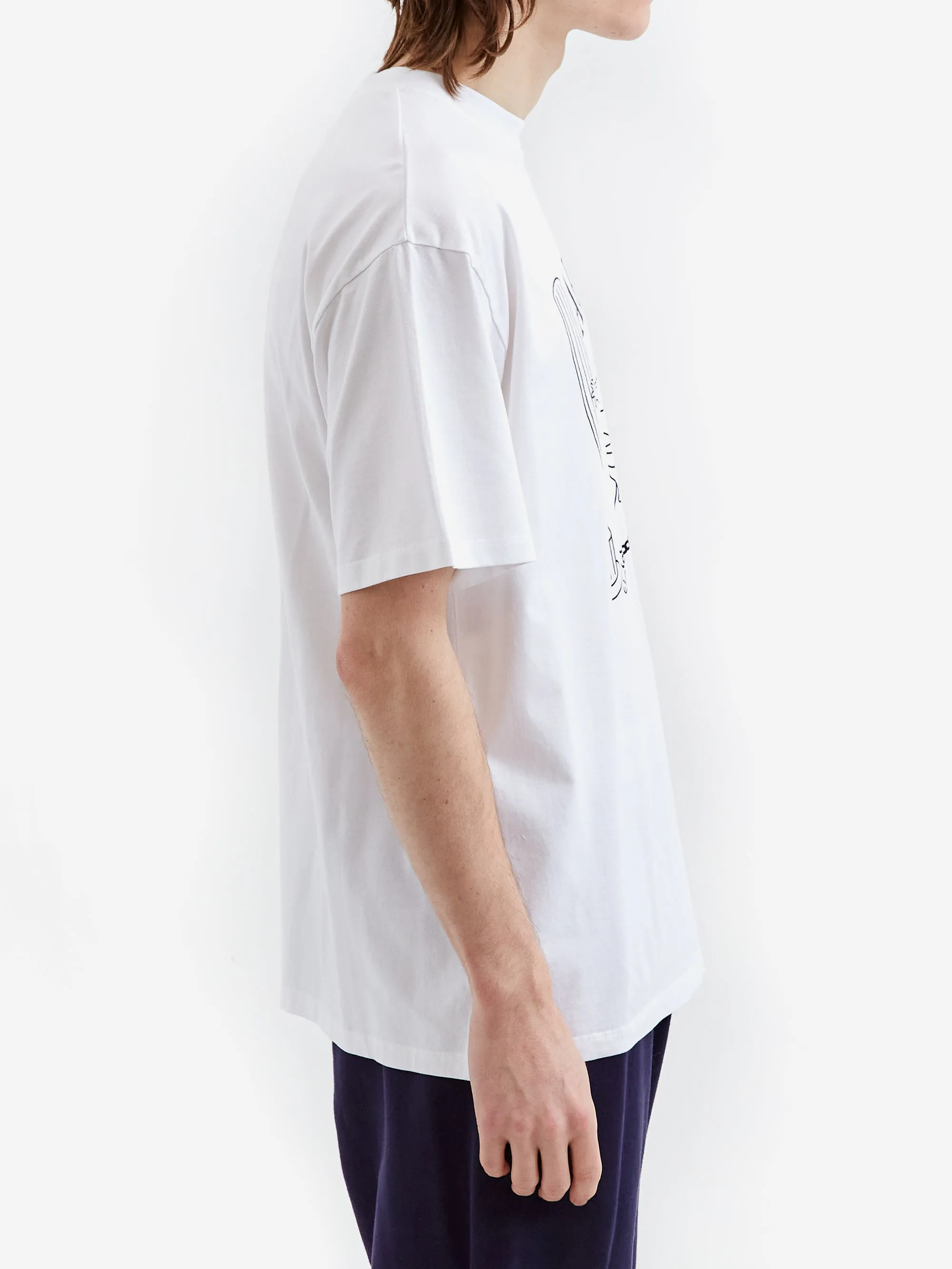 Aries Samson SS Tee - White