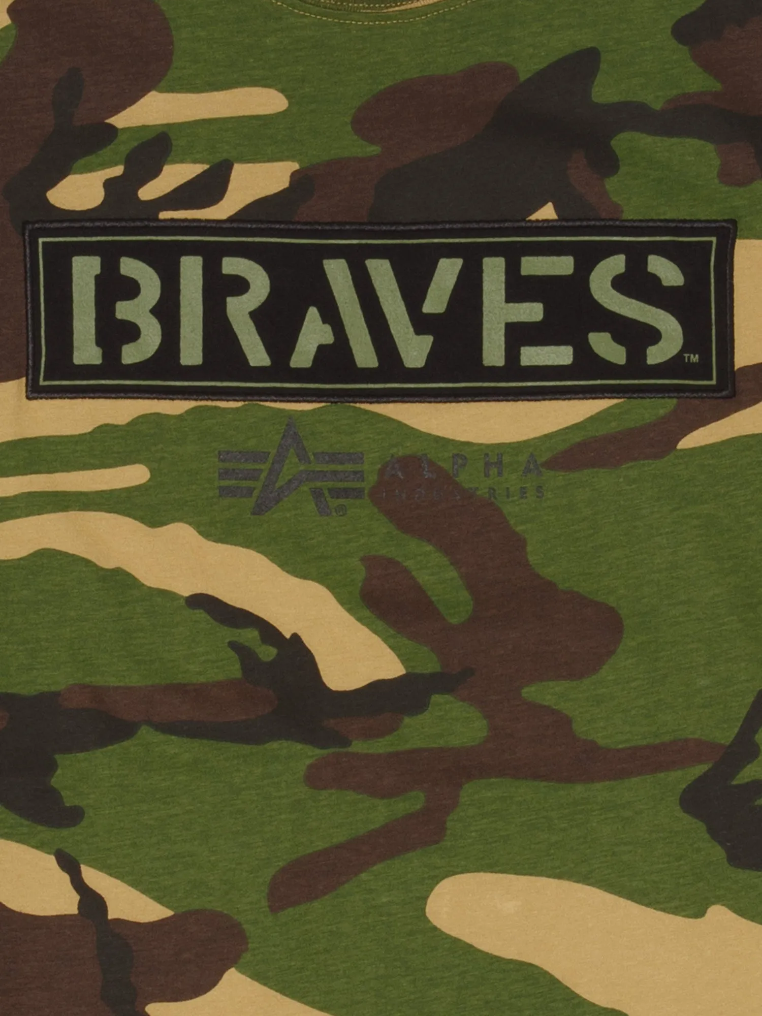 ATLANTA BRAVES X ALPHA X NEW ERA CAMO T-SHIRT