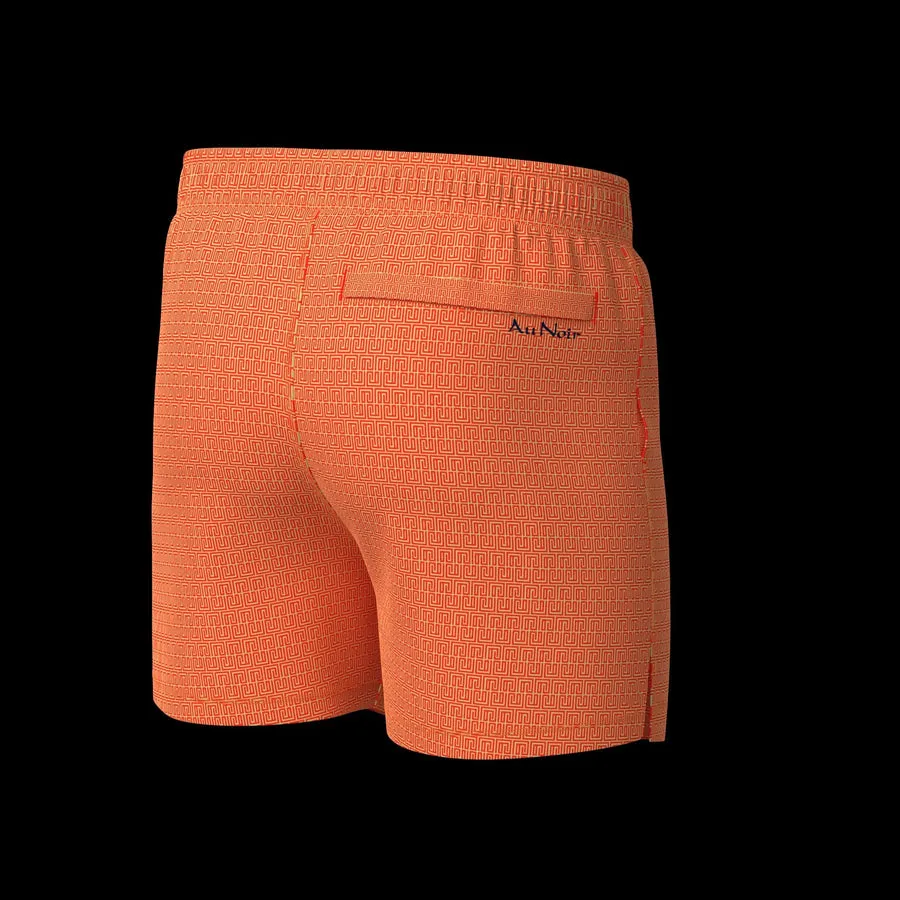 Au Noir Stretch Swimwear | Perkins Orange