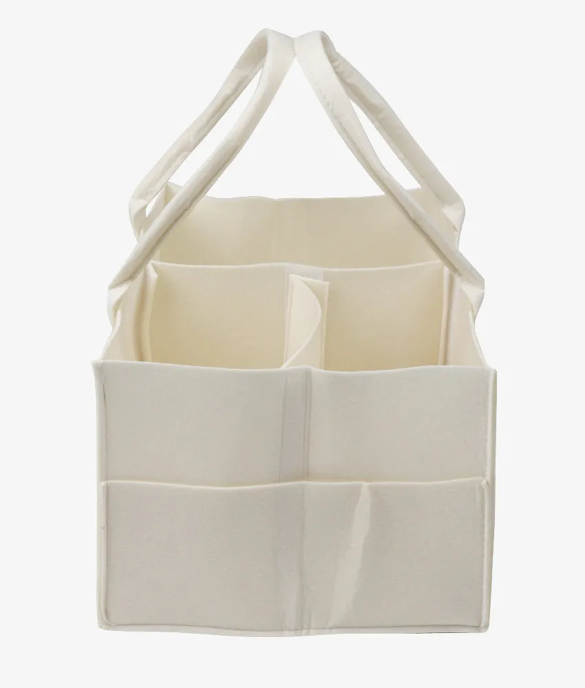 Baby Diaper Caddy Organiser - Ivory