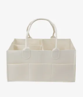 Baby Diaper Caddy Organiser - Ivory