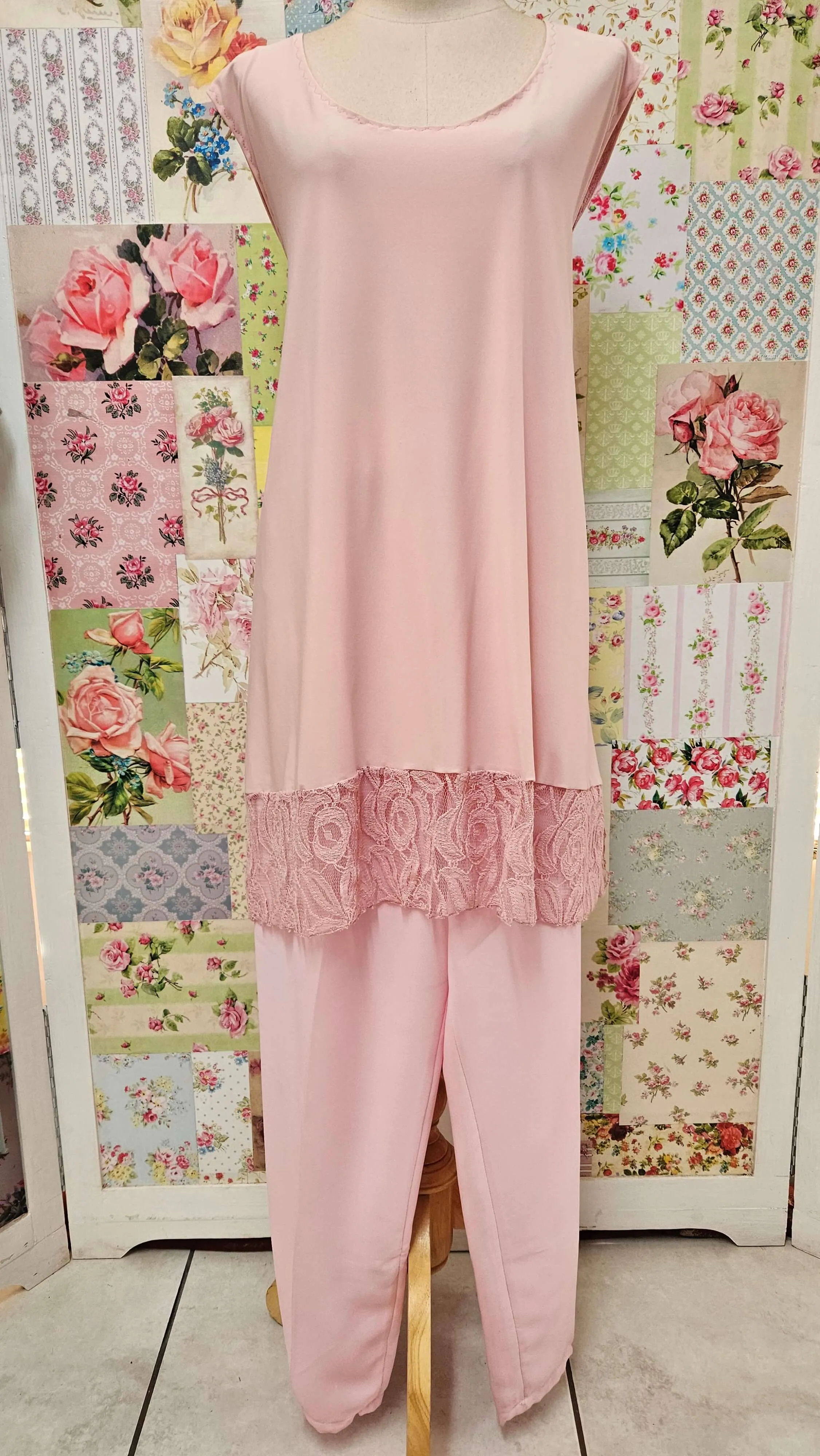 Baby Pink 3-Piece Pants Set LR0402