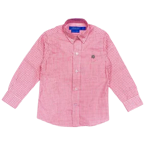 Bailey Button Down - Pink Check