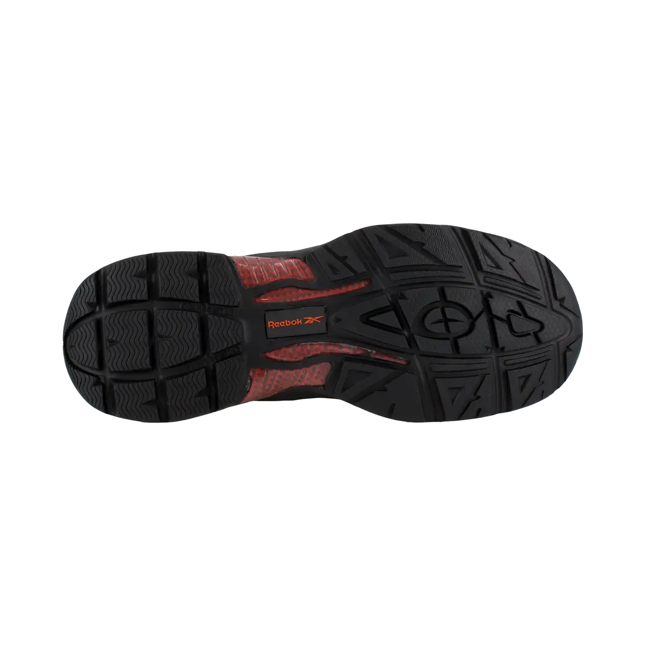 Beamer Composite-Toe Athletic Work Shoe Black/Red