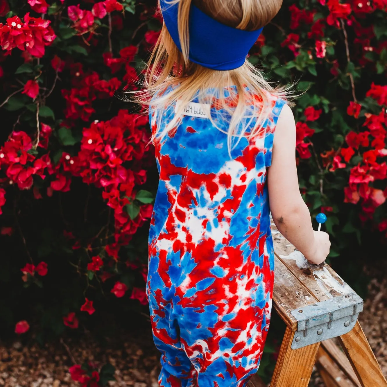 Berry Tie-Dye Romper