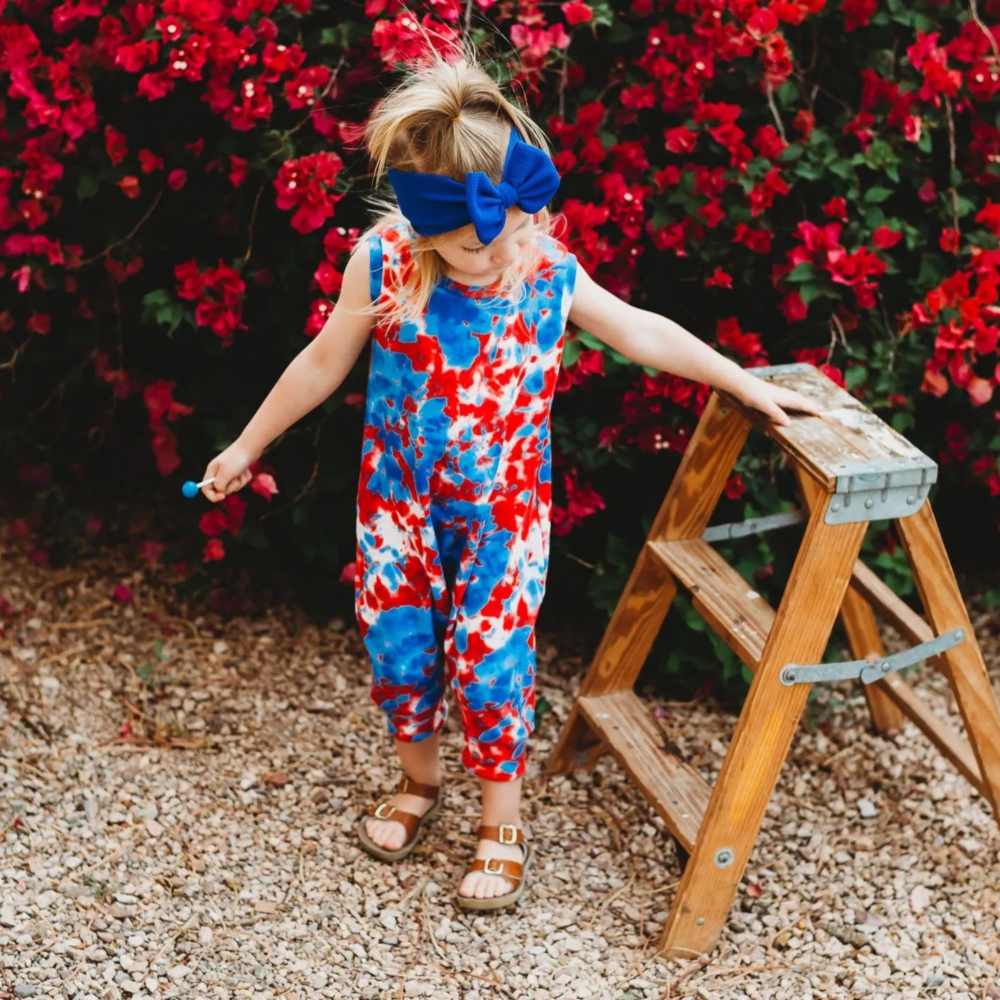 Berry Tie-Dye Romper