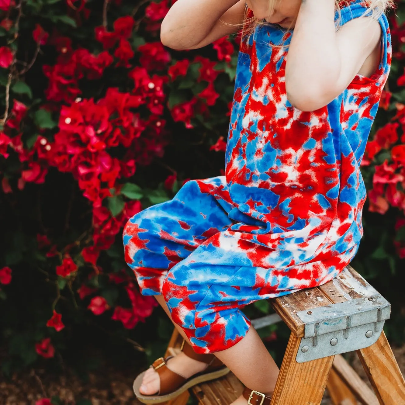 Berry Tie-Dye Romper