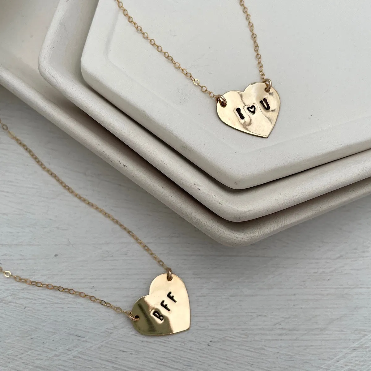 BFF Heart Necklace