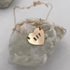 BFF Heart Necklace