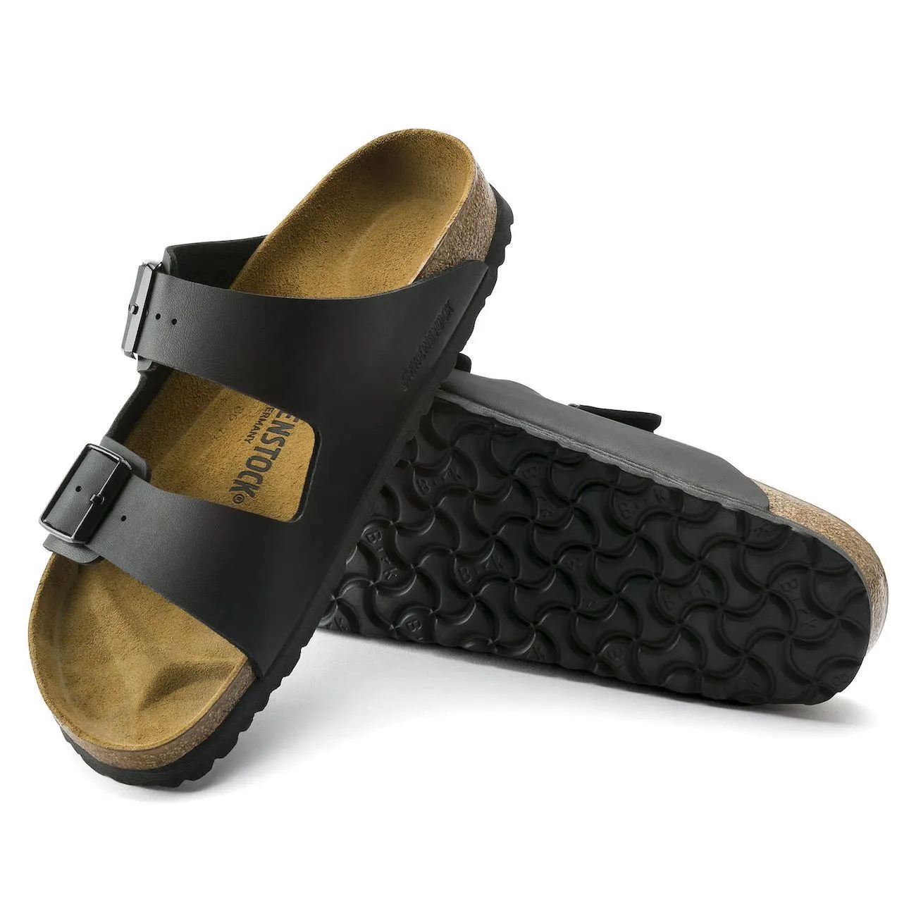 Birkenstock Classic, Arizona, Birko-flor, Narrow Fit, Black