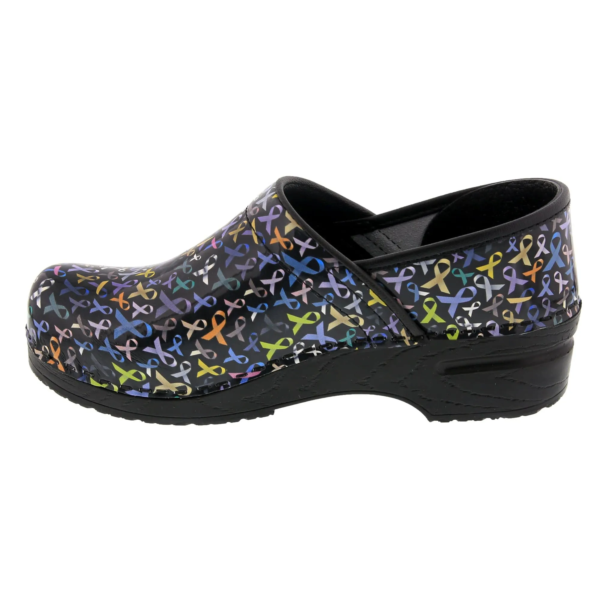 BJORK PROFESSIONAL HOPE Ribbons Leather Clogs