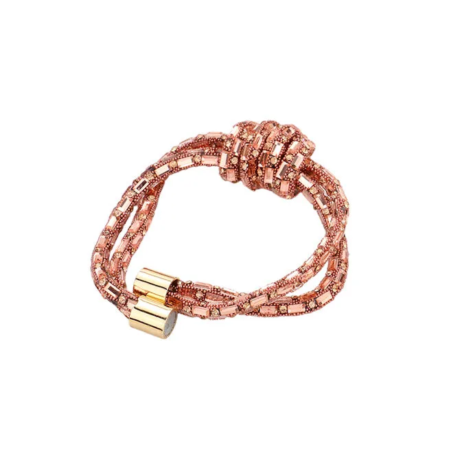 Bling Knot Magnetic Bracelet