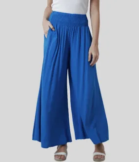 Blue Culotte Trousers