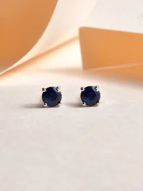 Blue Sapphire Studs Earring For Women