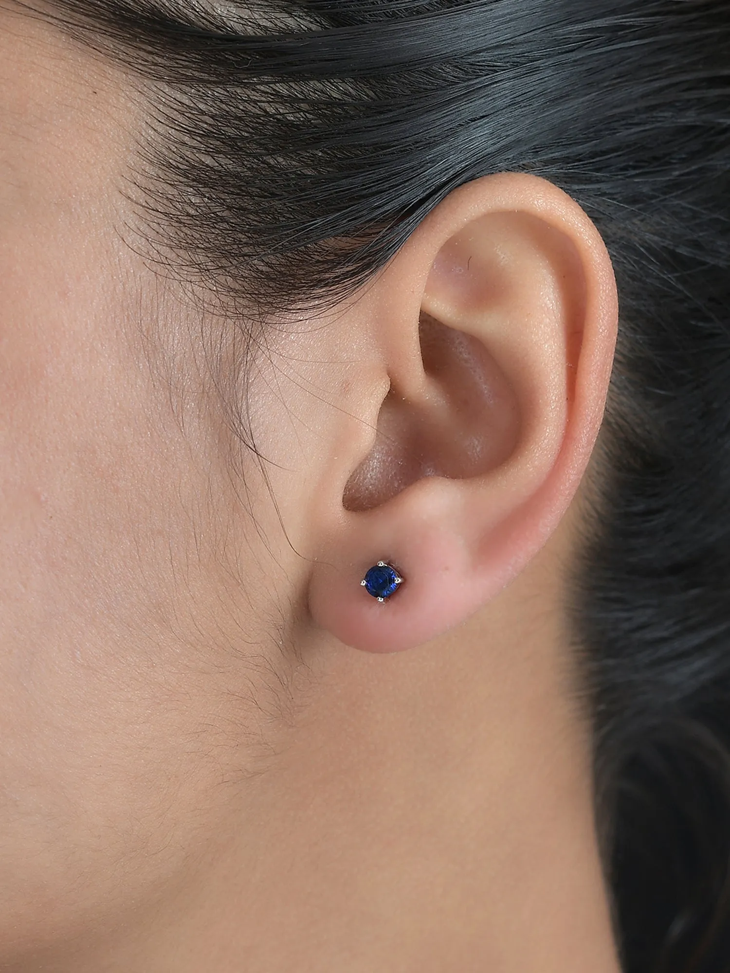 Blue Sapphire Studs Earring For Women