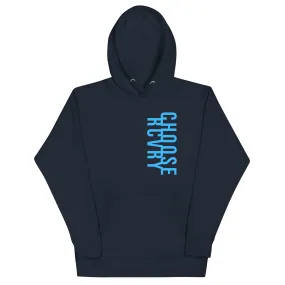 Blueberry Choose RCVRY Logo Unisex Hoodie