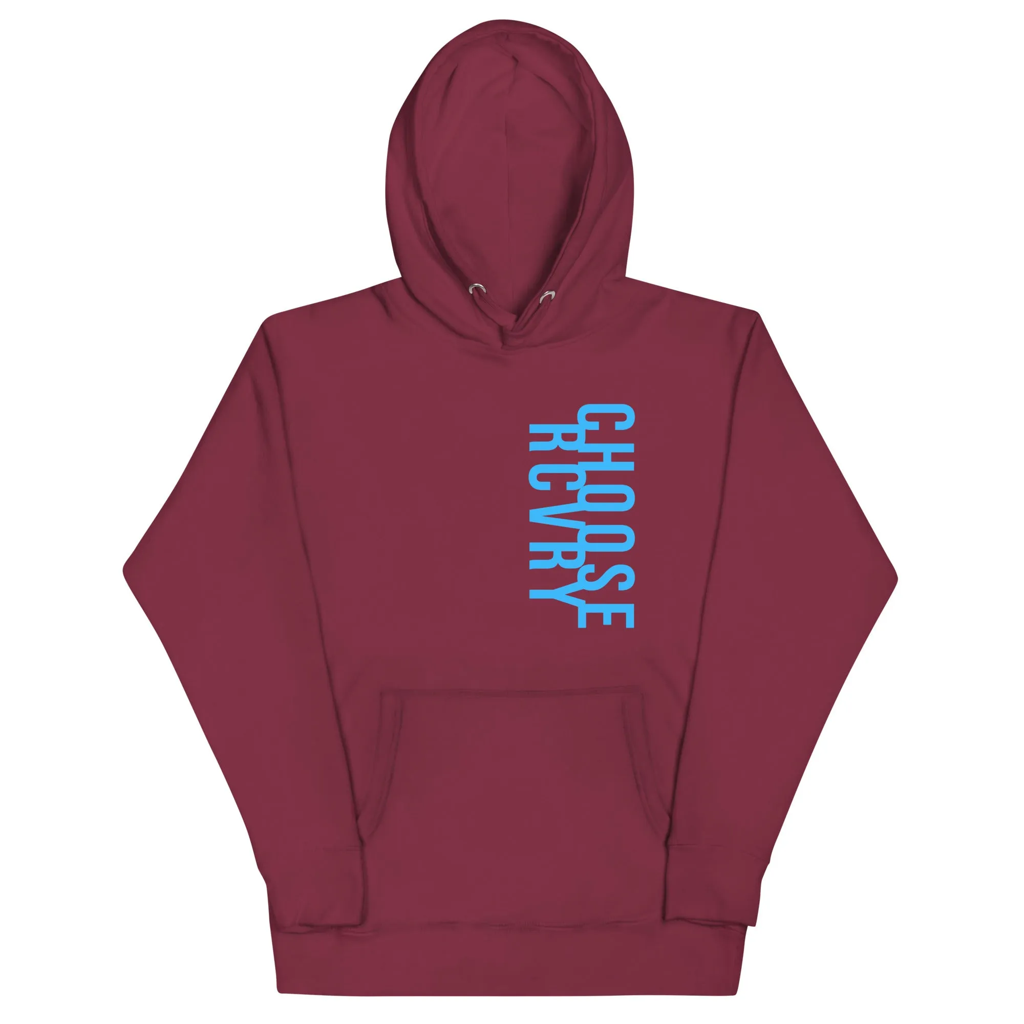 Blueberry Choose RCVRY Logo Unisex Hoodie