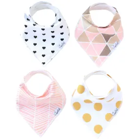 Blush Bandana Bib Set