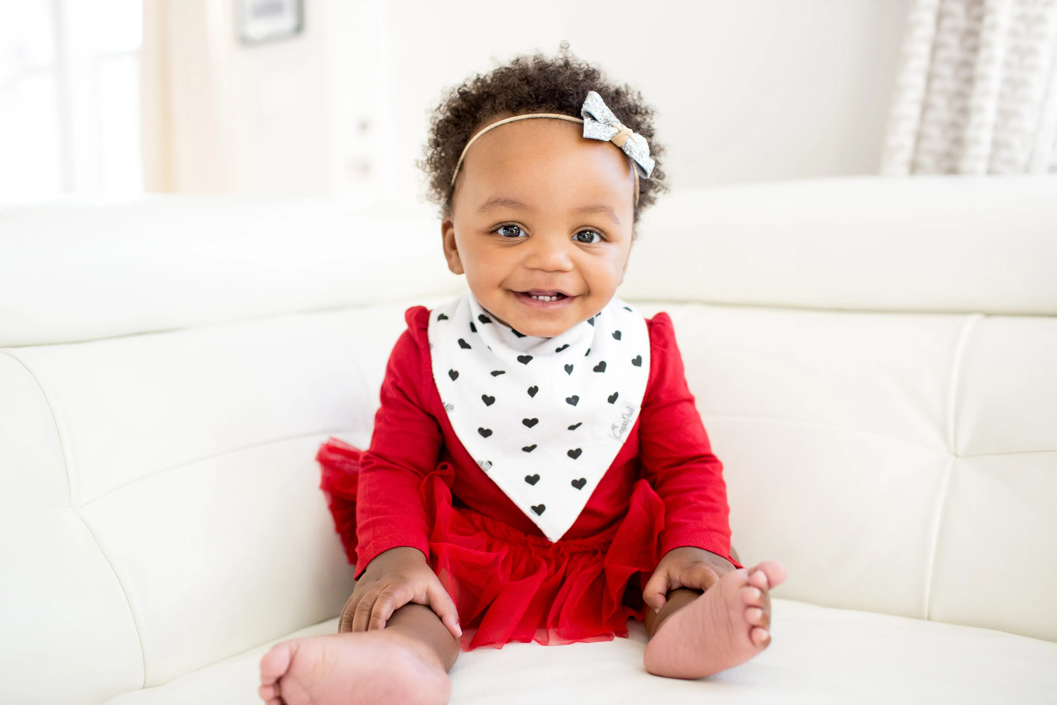 Blush Bandana Bib Set