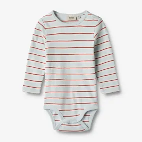 Body L/S Freddie - light blue stripe