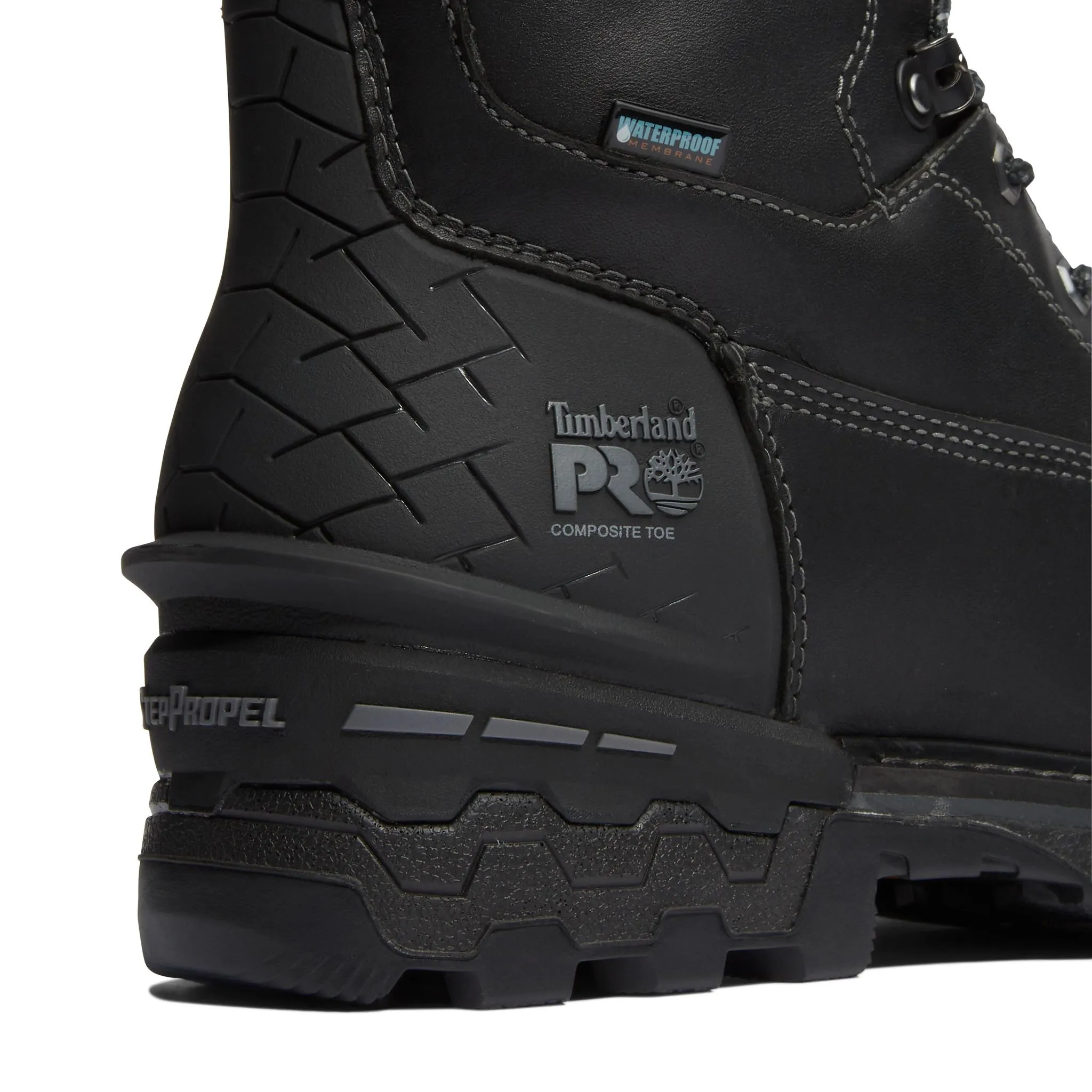 Boondock HD 8 Inch Composite-Toe Waterproof Ins 200G Work Boot Black