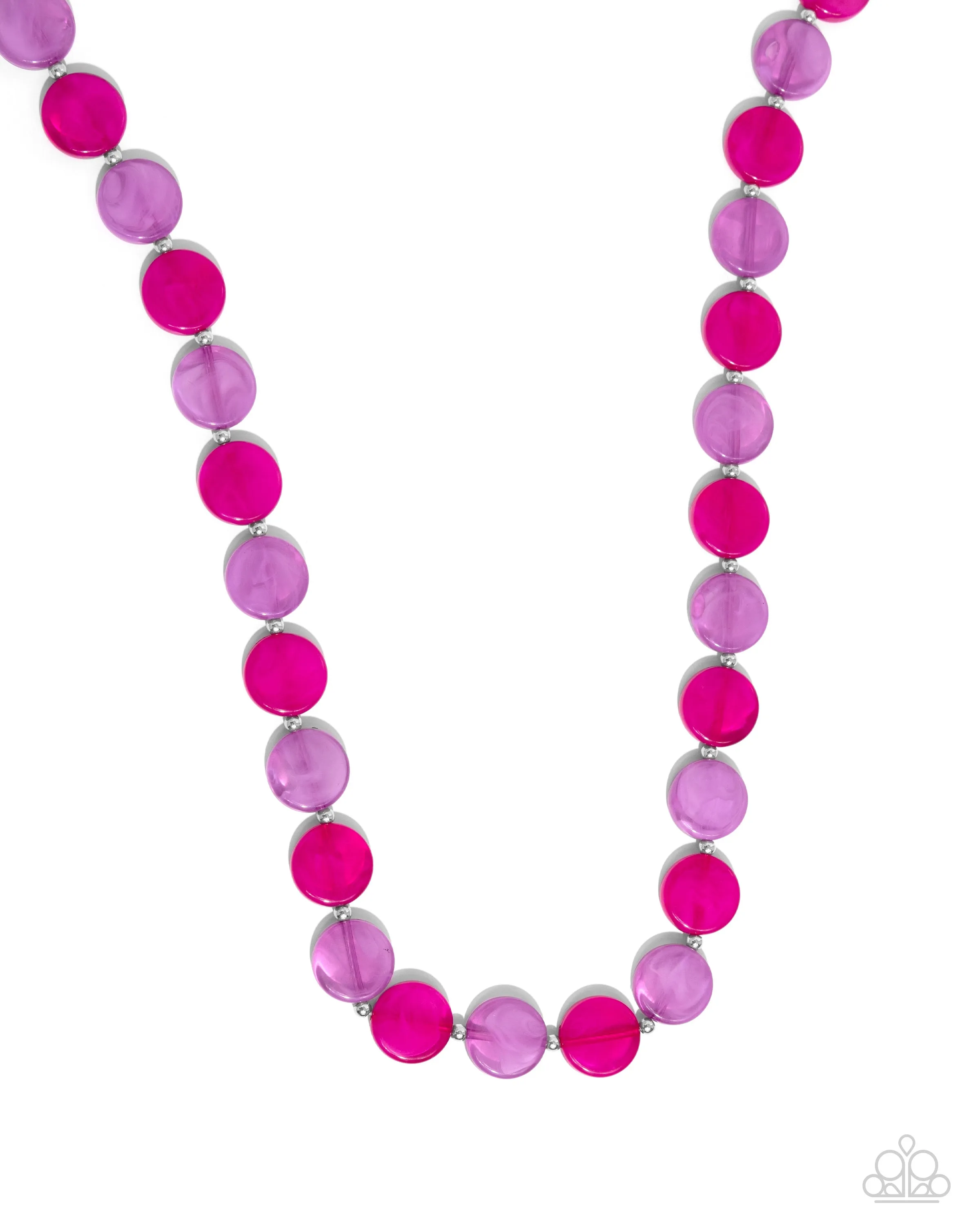 Bright Backdrop - Purple Necklace