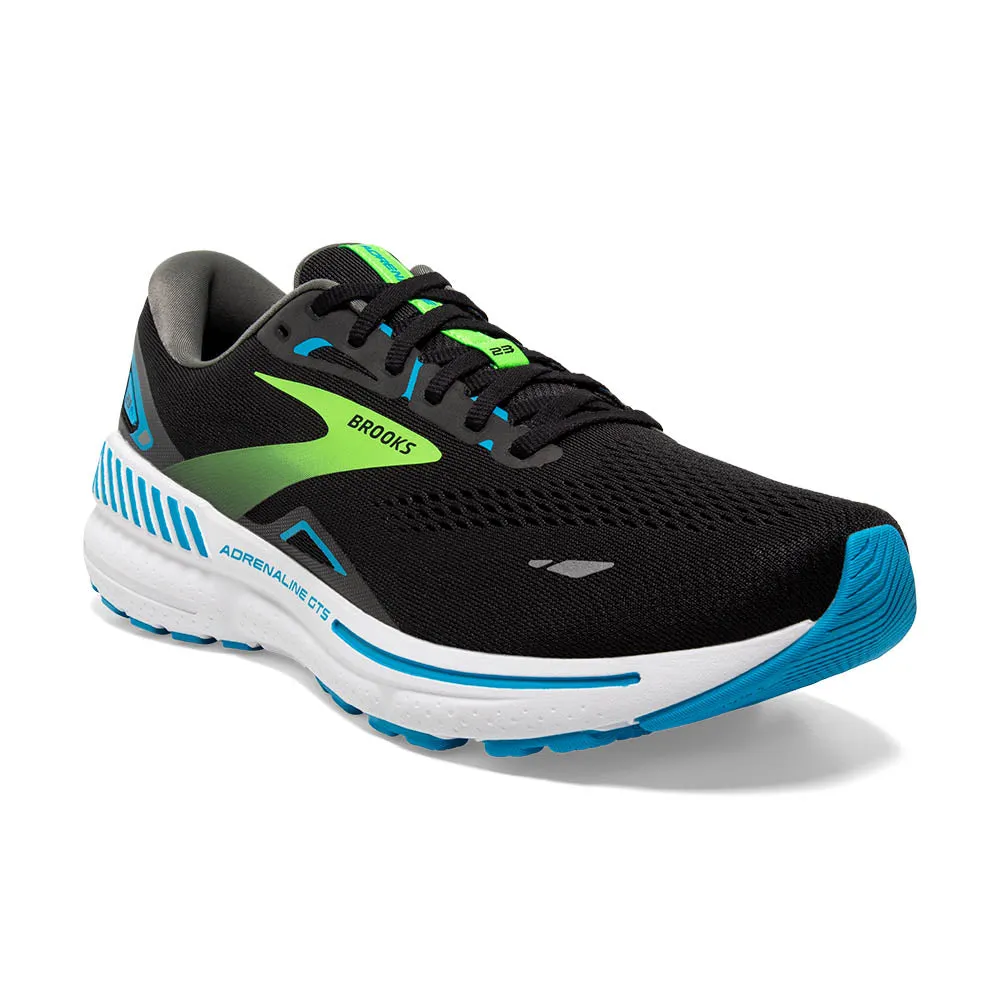 Brooks Adrenaline GTS 23  (Mens) - Black/Hawaiian Ocean/Green