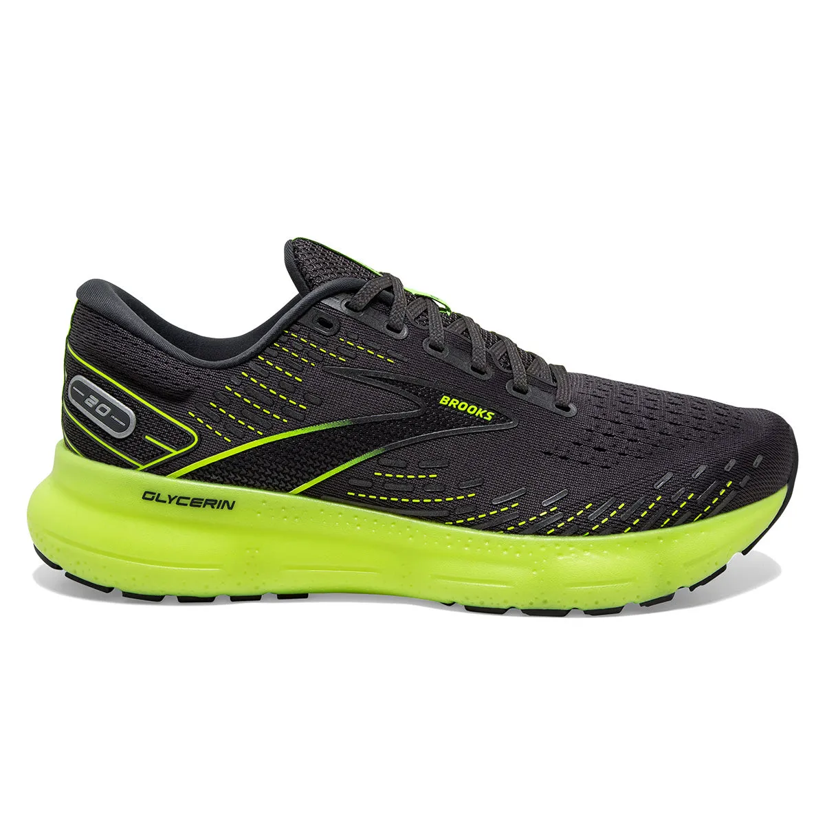 Brooks Glycerin GTS 20 Womens | Ebony/nightlife