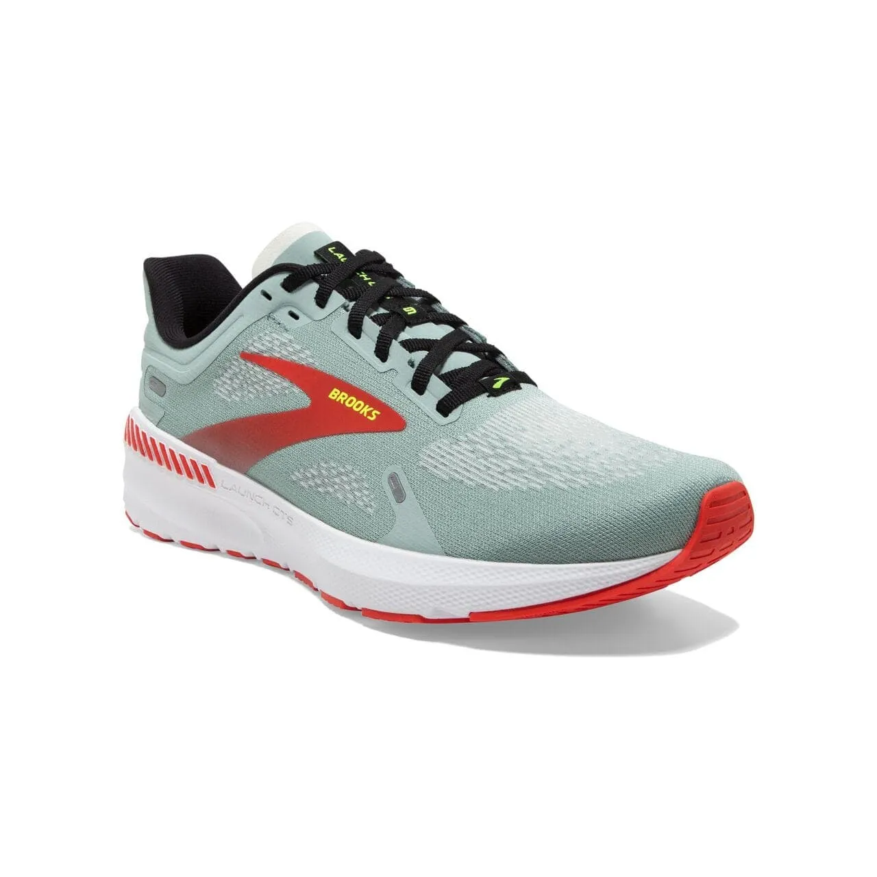 Brooks Launch GTS 9 (Mens) - Blue Surf/Black/Cherry Tomato