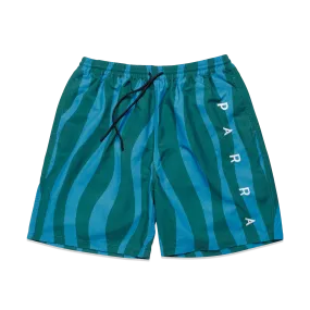 by Parra Aqua Weed Waves Shorts 'Blue/Teal'