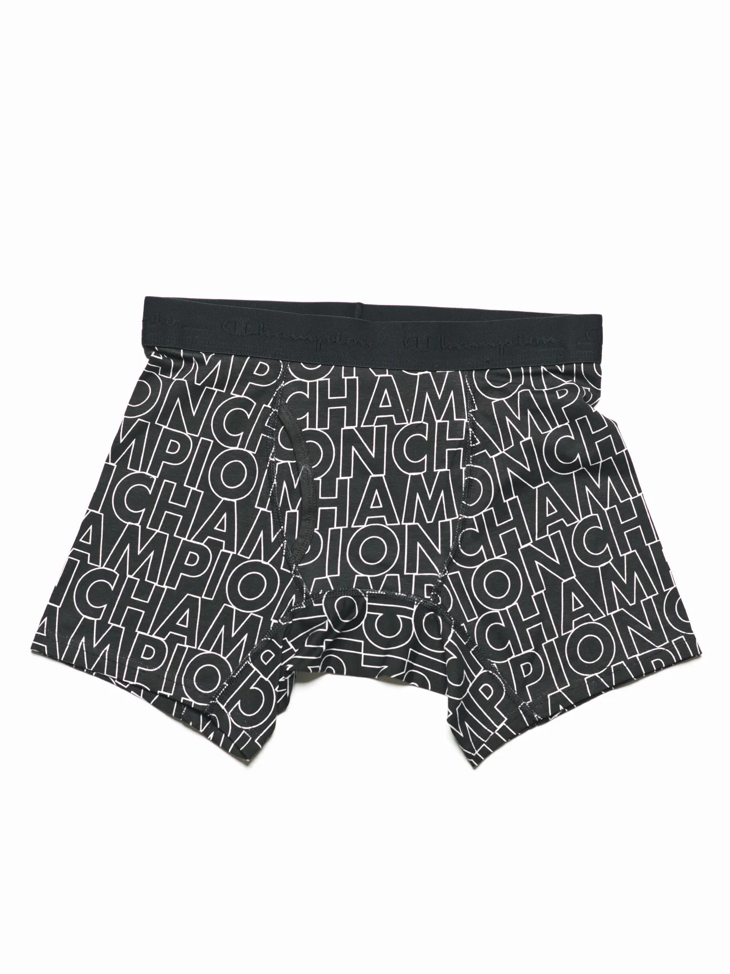 'C' LOGO BOXER BRIEF - BLACK - CLEARANCE