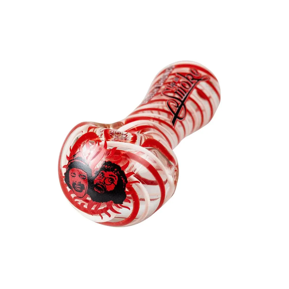 Cheech & Chong 40th Anniversary Glass Spoon Pipe